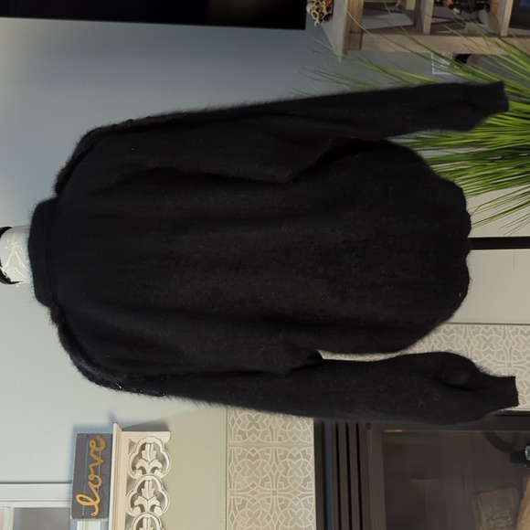 Vintage Angora Sweater/Jacket Sz S/M - Picture 5 of 6